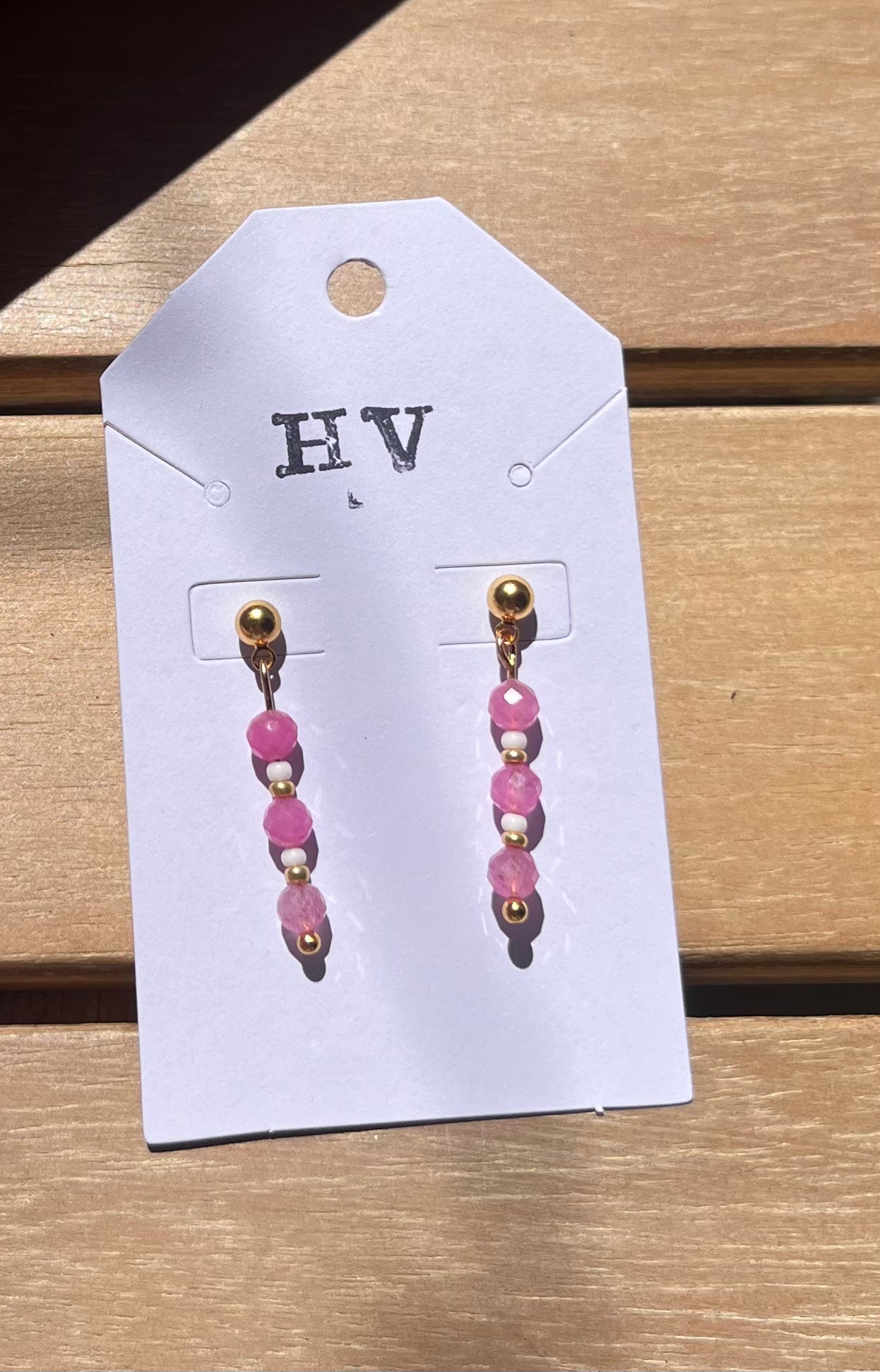Honeyvine Blush Drop Earrings