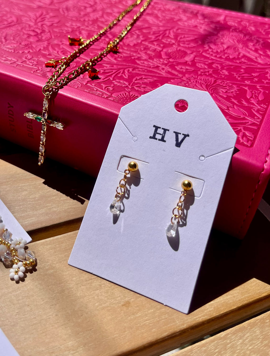 Honeyvine Rain Drop Earring