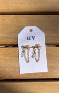 Honeyvine Luna Chain Earrings