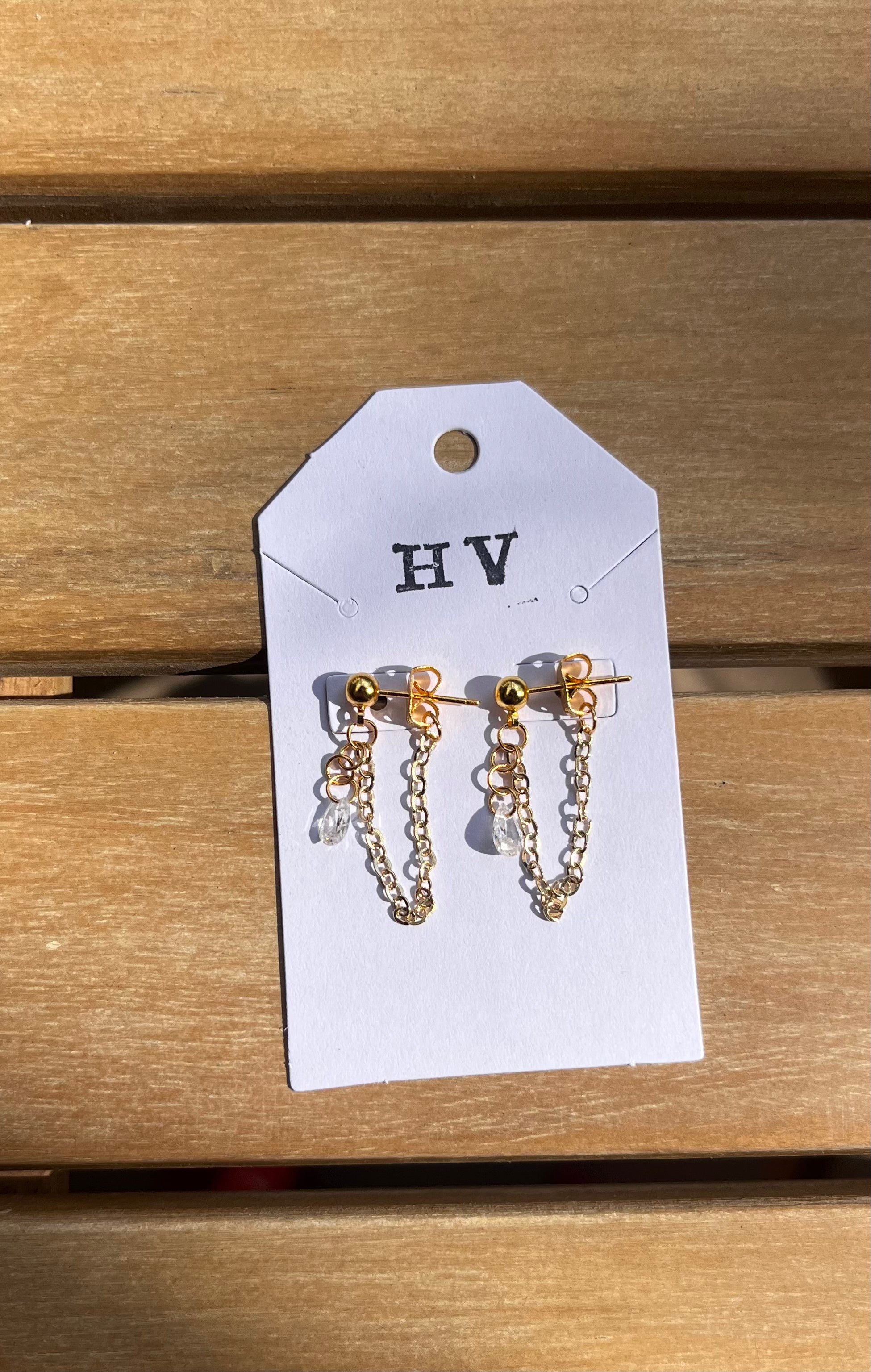Honeyvine Luna Chain Earrings