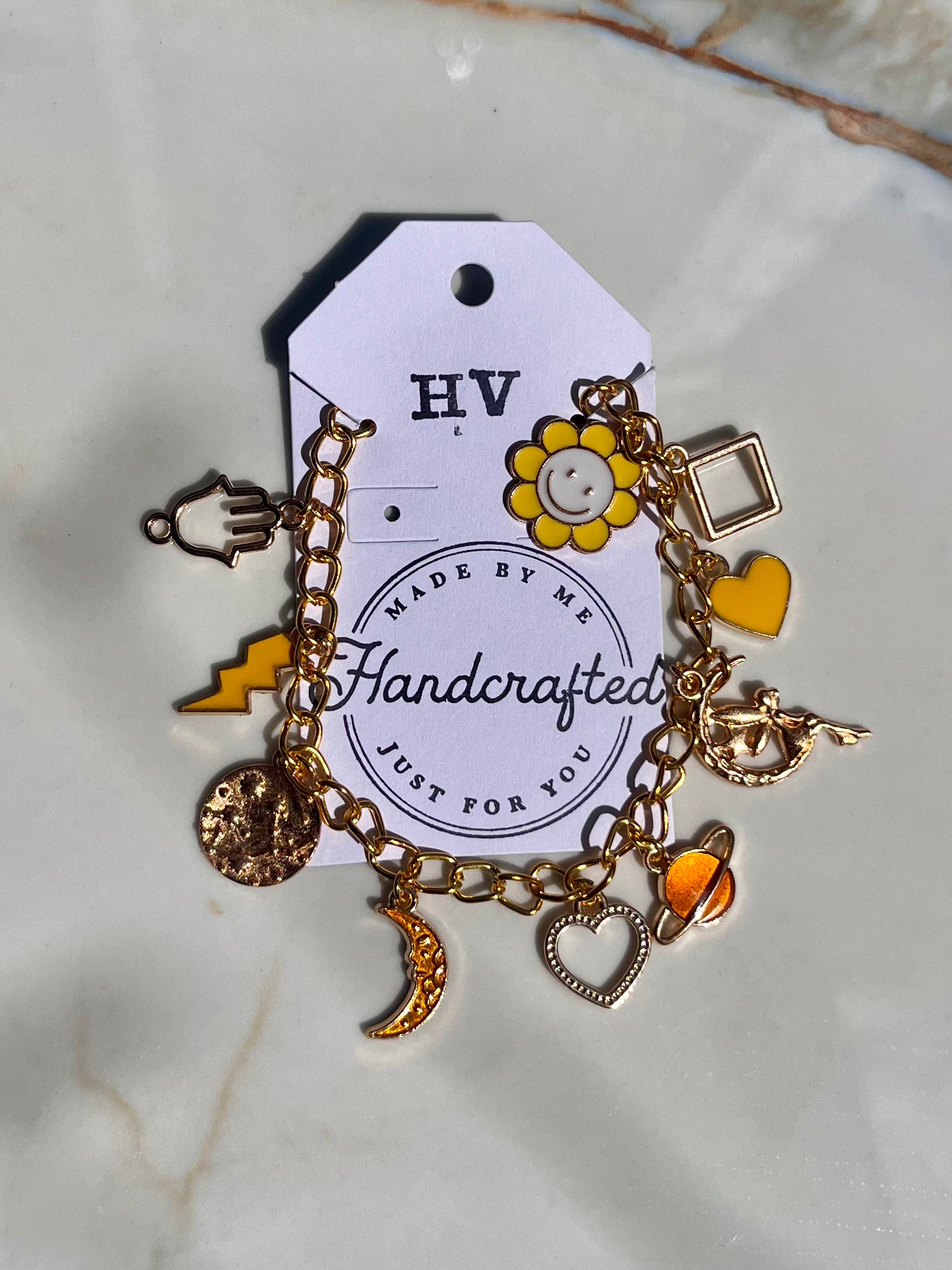Honeyvine Wildflower Charm Bracelet