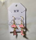 Honeyvine Pink Cowgirl Club Earrings