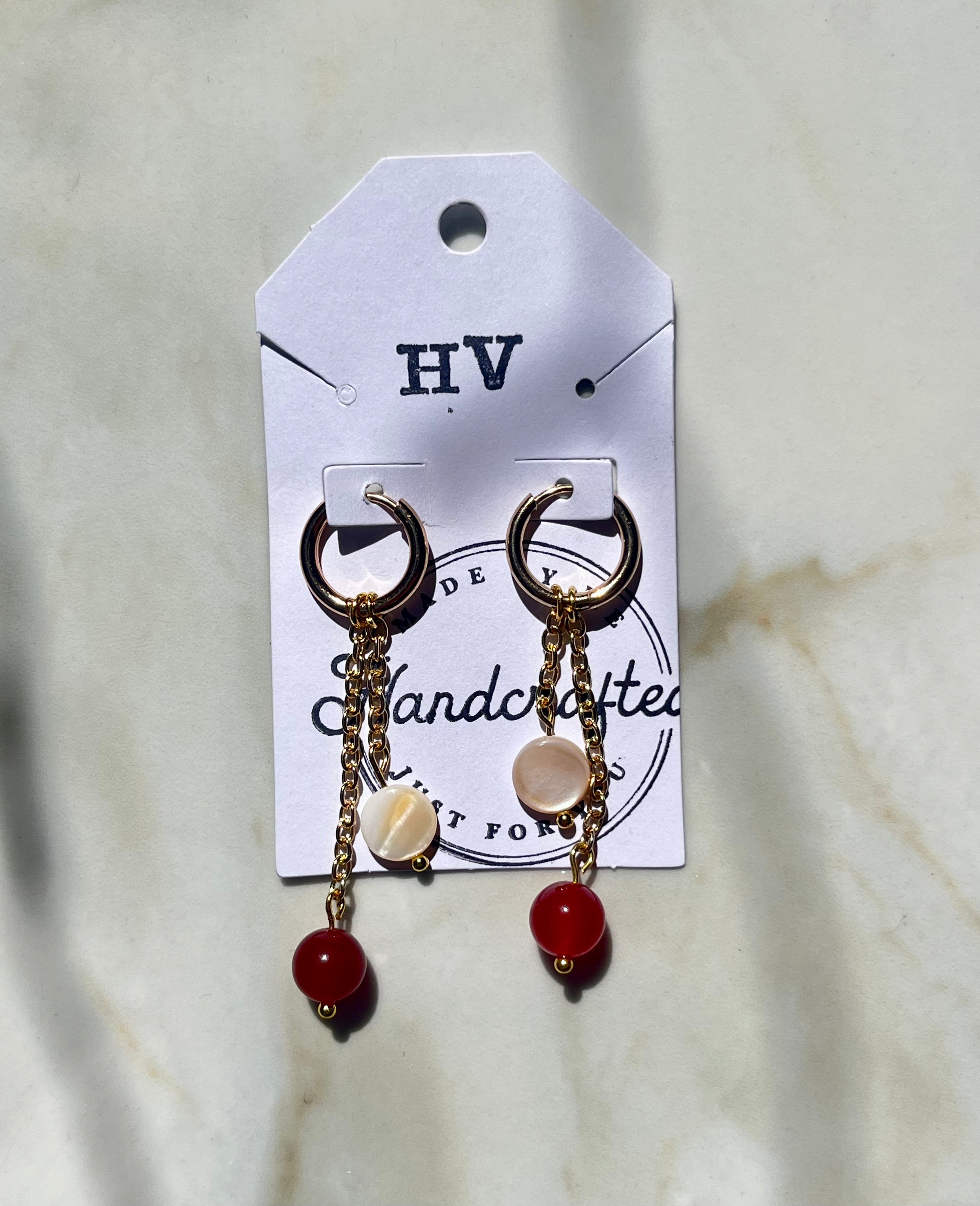 Honeyvine Cherry Drop Earrings